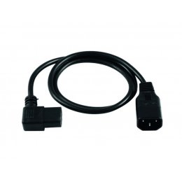 Eurolite IEC prodlužovací kabel s rohovým konektorem, 1,5m 3x0,7...
