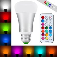 T-LED LED žárovka RGBW 10W E27 - 330°