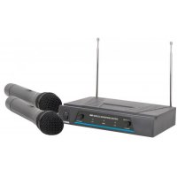 QTX VHF-2, bezdrátový mikrofon, 2 kanálový, 173,8 + 174,8 M...