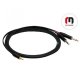 RED’S MUSIC Kabel audio Jack 3,5 ST / Jack 6,3 M 2x - 4m - 1