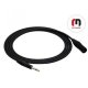 RED’S MUSIC Kabel mikrofonní XLR M / J 6,3 ST - 5m - 1