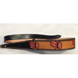 Stejskal popruh kytara kožený KISS