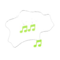 3Dkošík Hlučná sada - zelená