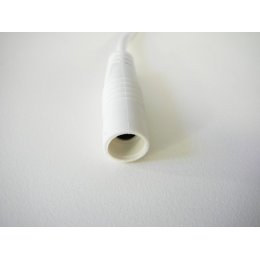 T-LED DC konektor napájecí s kabelem - samice bílá