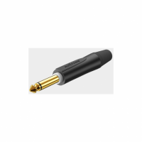 ROXTONE Jack 6,3 černý, vypínací