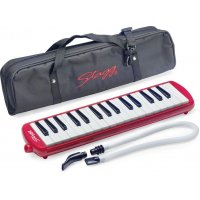 Stagg MELOSTA32 RD, klávesová harmonika, červená