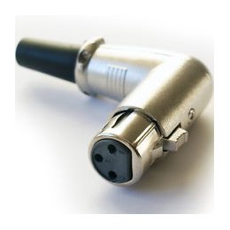 Noname XLR female 90°