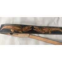 Stejskal popruh kytara kožený krokodýl