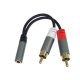PremiumCord HQ Kabel Jack 3.5mm Female - 2x CINCH Male 15cm - 3
