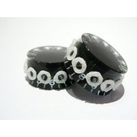 BACH KNOB VÁLCOVÝ ČERNÝ S OTVORY