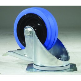 Accessory Otočné kolečko Blue Wheel, 100mm s brzdou